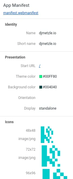 Application Tab